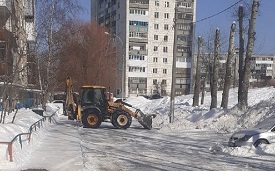 Механизированная уборка придомовой территории по адресу Серебрянский проезд, 19