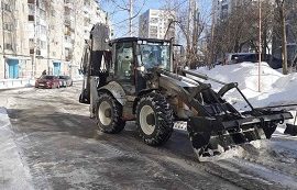Механизированная уборка придомовой территории по адресу пр. Серебрянский, 19
