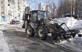 Механизированная уборка придомовой территории по адресу пр. Серебрянский, 19