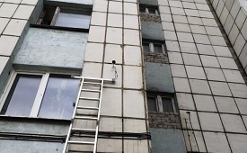 Установка видеокамер на доме по адресу ул. Фонтанная, 1а/2