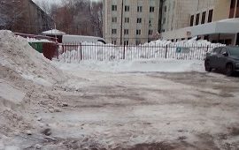 Механизированная уборка придомовой территории по адресу ул. Фонтанная, 1а/2