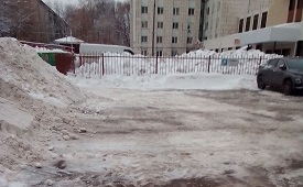 Механизированная уборка придомовой территории по адресу ул. Фонтанная, 1а/2